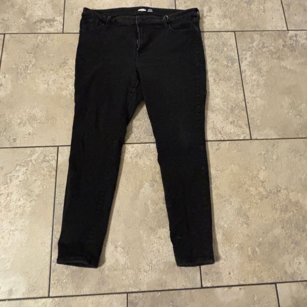 Women’s Black Stretch Skinny Jeans rockstar 16